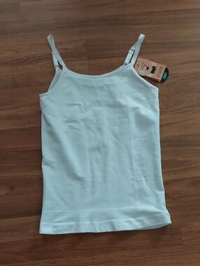 Shapermint Light White Adjustable-Strap Camisole